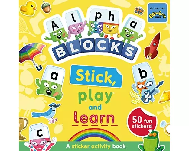 Alphablocks Stick, Play and Learn: A Sticker Activity Book
