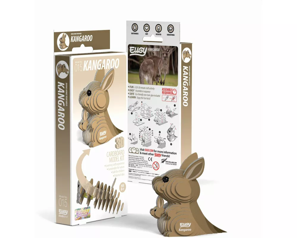 EUGY - 3D Bastelset Känguru