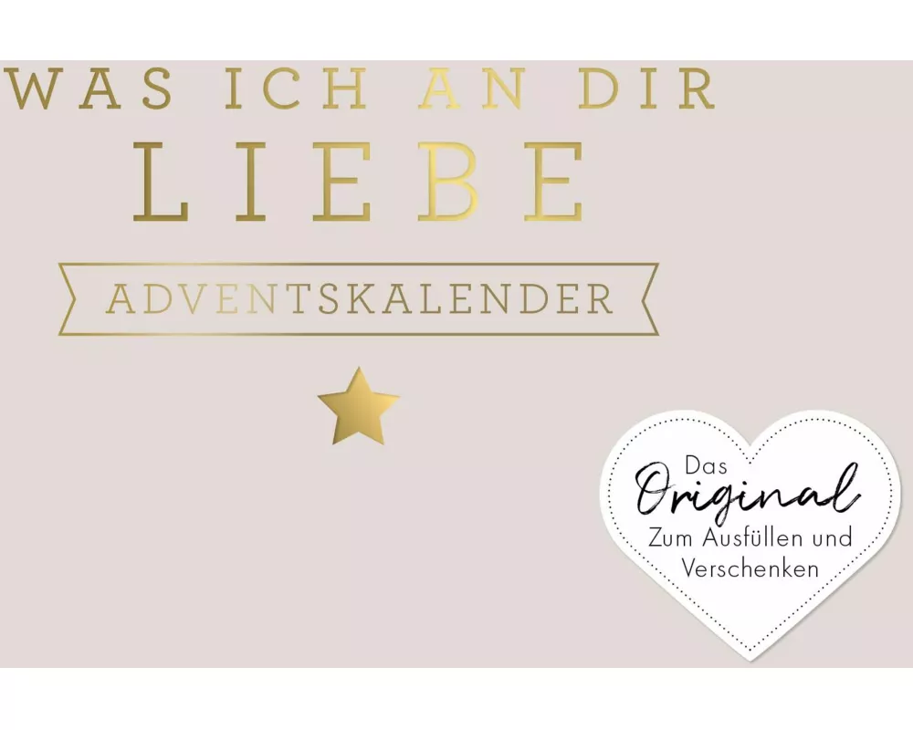 Was ich an dir liebe – Adventskalender