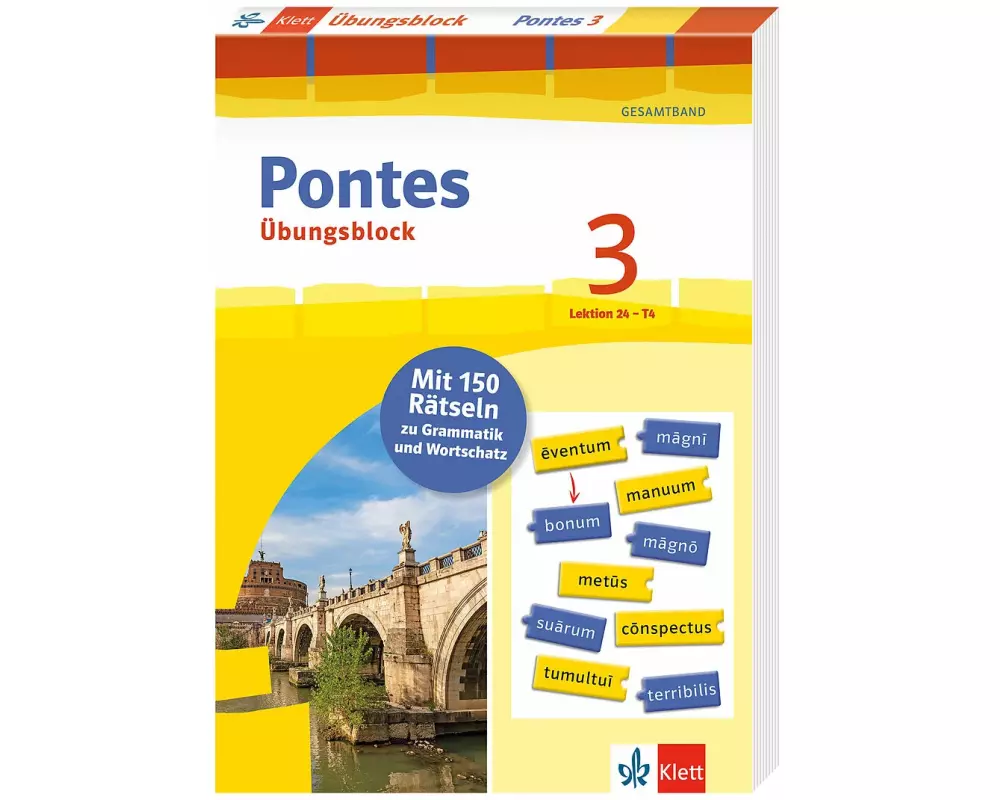Pontes 3 Gesamtband (ab 2020) - Übungsblock zum Schulbuch, 3. Lernjahr