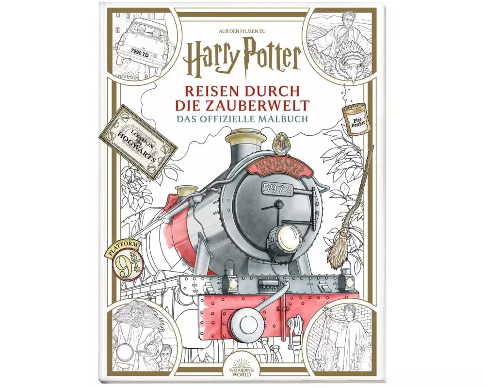 Aus den Filmen zu Harry Potter: Reisen durch die Zauberwelt - Das offizielle Malbuch