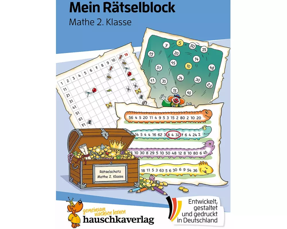 Mein Rätselblock Mathe 2. Klasse
