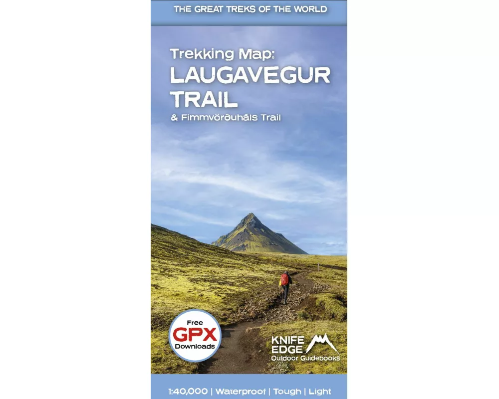 Trekking Map: Iceland's Laugavegur Trail (& Fimmvorduhals Trail)