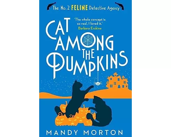 Cat Among the Pumpkins