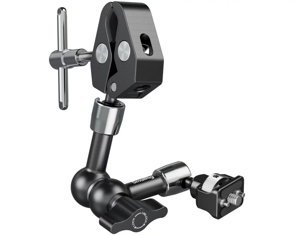 Smallrig Magic Arm with Crab-Shaped Clamp 7"
