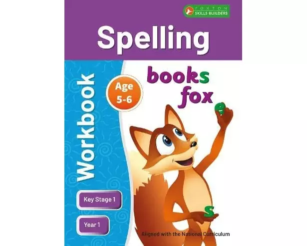 KS1 Spelling Workbook for Ages 5-6 (Year 1) Perfect for learning at home or use in the classroom