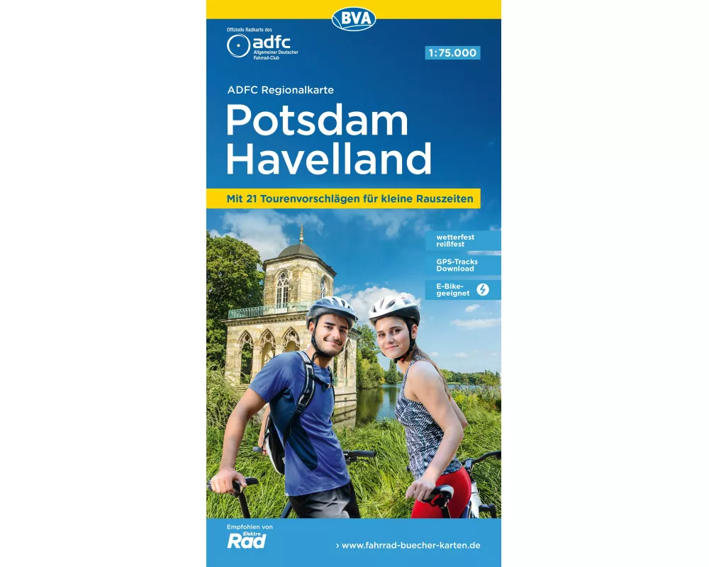 BVA ADFC Regionalkarte Potsdam Havelland 1:75.000