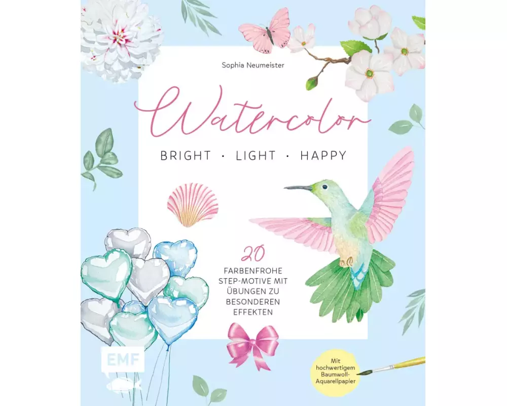 Watercolor – bright, light & happy!