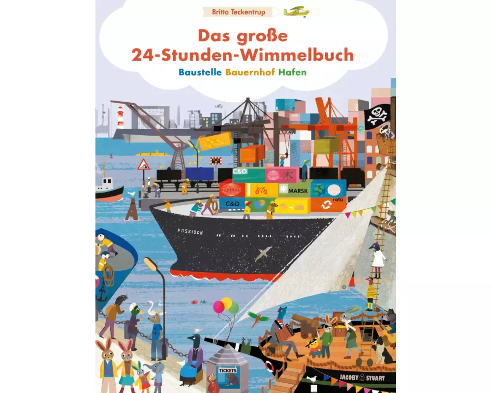 Das große 24-Stunden-Wimmelbuch