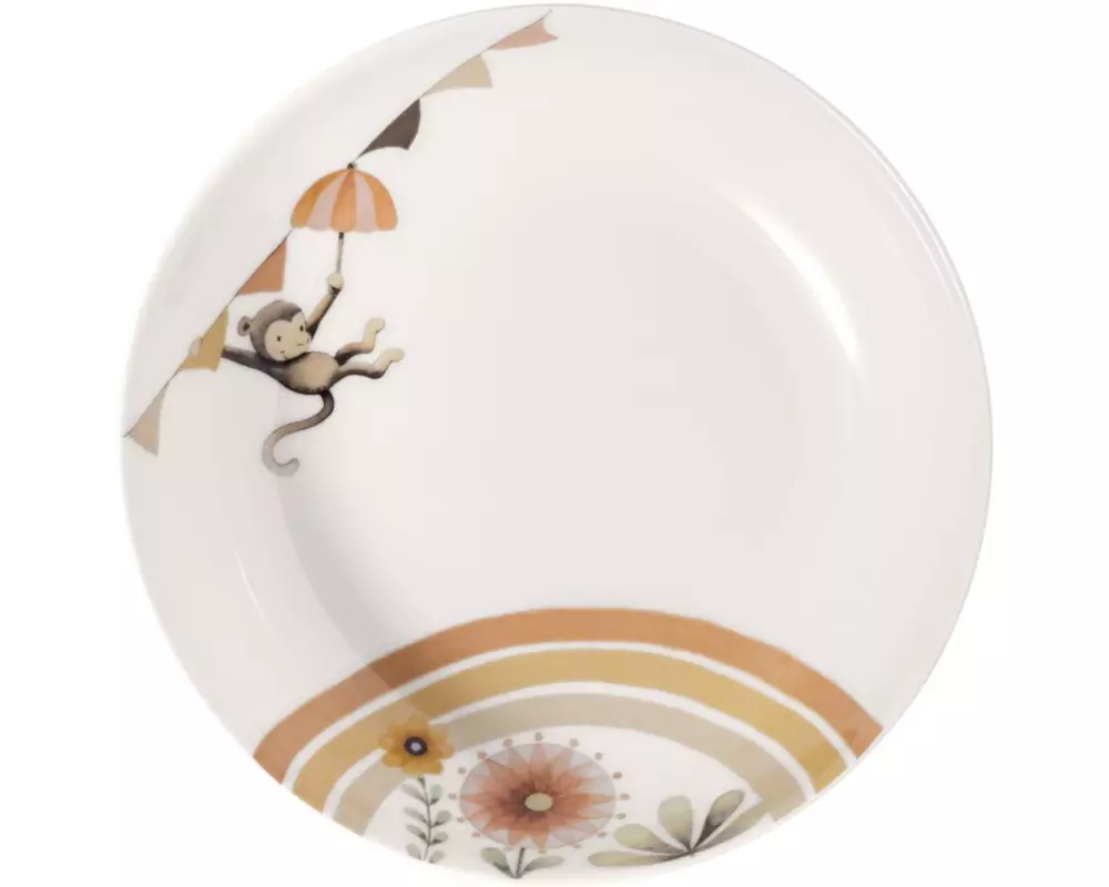 Villeroy & Boch Kinderteller Roar Lion 370 ml, 6 Stück, Hellorange