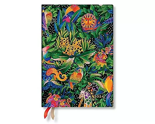 Jungle Song (Whimsical Creations) Midi 12-month Dayplanner 2024