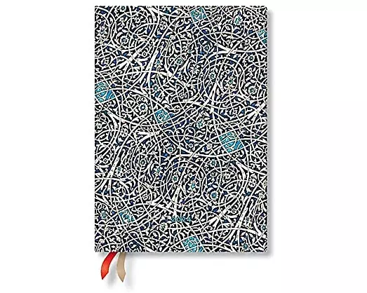 Granada Turquoise (Moorish Mosaic) Midi 12-month Dayplanner 2024