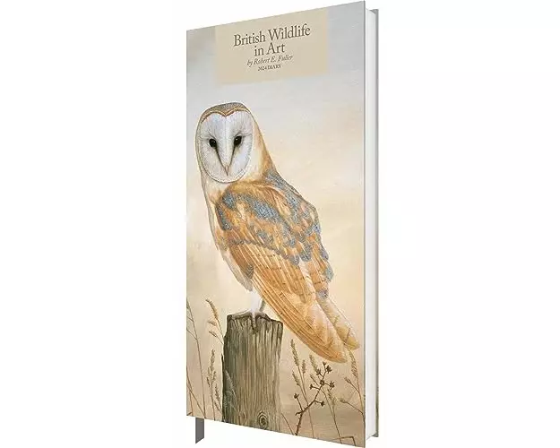 British Wildlife in Art by Robert Fuller Slim Diary 2024