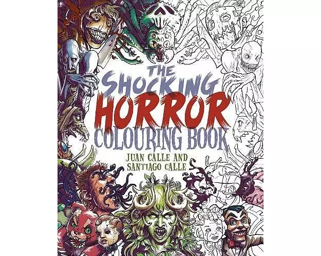 The Shocking Horror Colouring Book