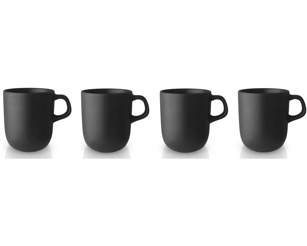 Eva Solo Kaffeetasse Nordic Kitchen 300 ml, 4 Stück, Schwarz