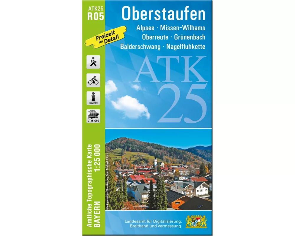 ATK25-R05 Oberstaufen (Amtliche Topographische Karte 1:25000)