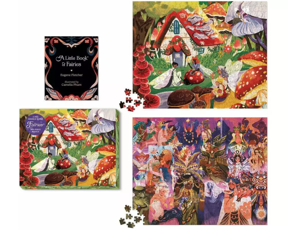 Fairies 2-in-1 Double-Sided 500-Piece Puzzle