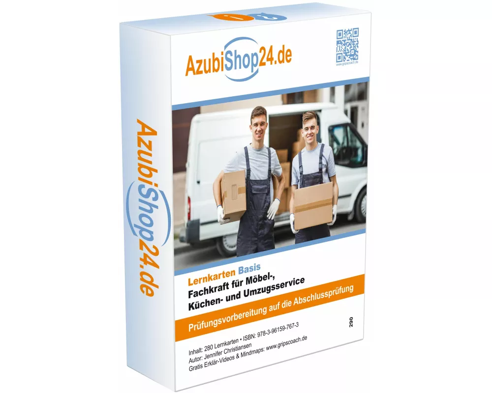 AzubiShop24.de. Lernkarten Lernkarten Fachkraft für Möbel-, Küchen- und Umzugsservice