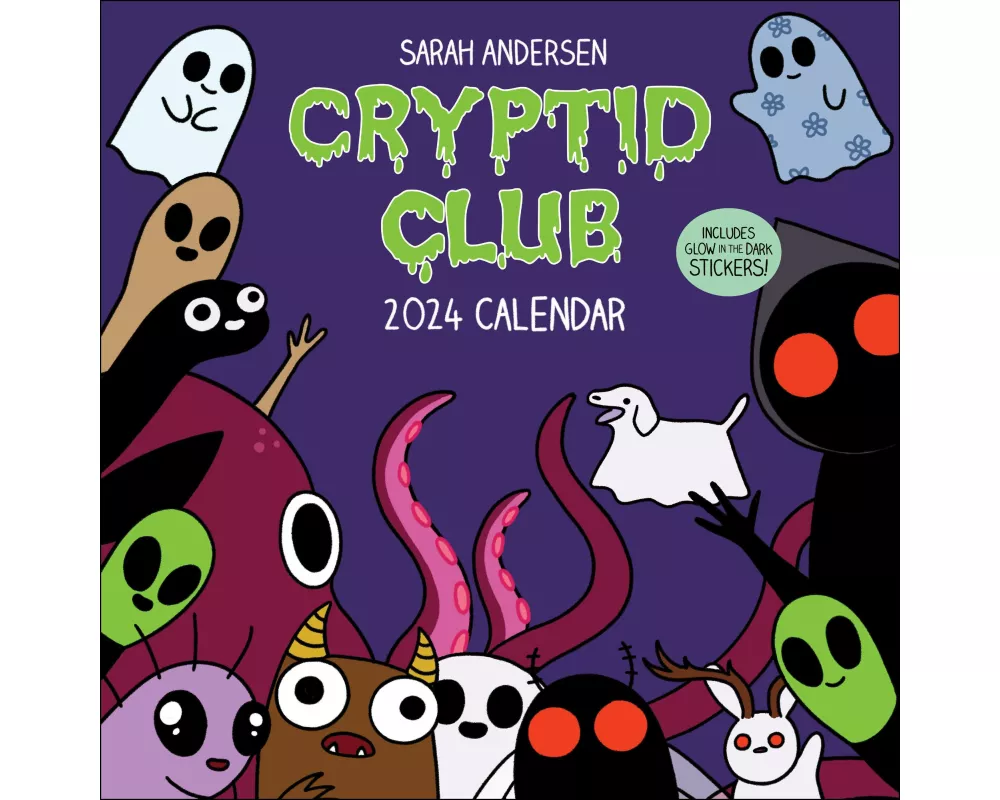 Cryptid Club 2024 Wall Calendar