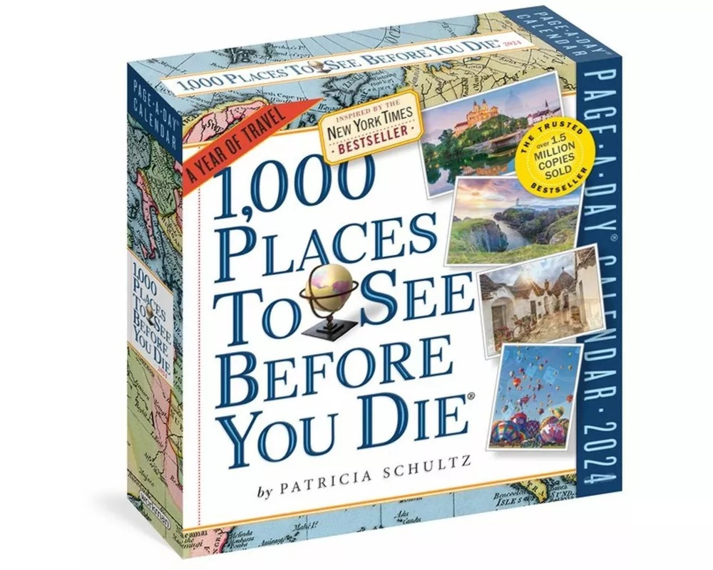 1,000 Places to See Before You Die Page-A-Day Calendar 2024