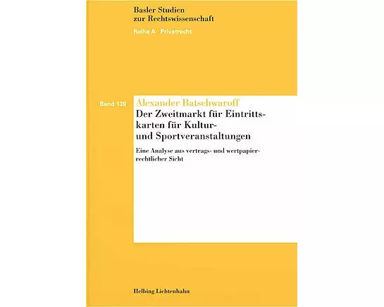 Der Zweitmarkt für Eintrittskarten für Kultur- und Sportveranstaltungen