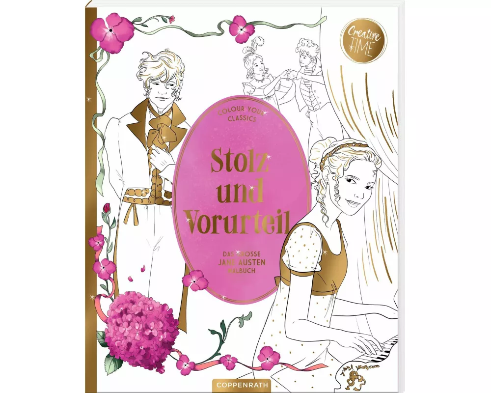 Stolz und Vorurteil - Das große Jane Austen-Malbuch