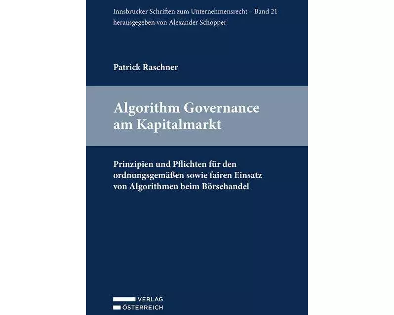 Algorithm Governance am Kapitalmarkt