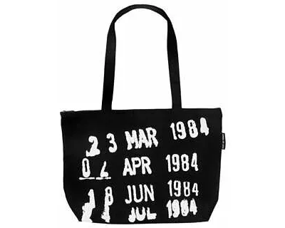 Library Stamp Zippered Market Tote