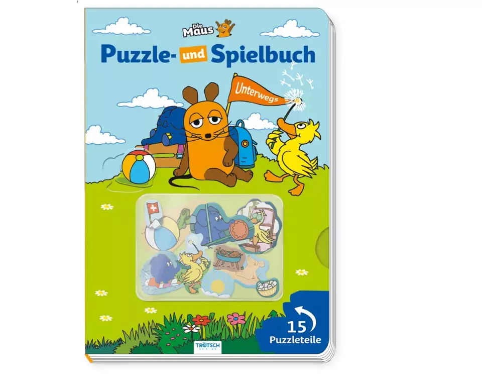 Trötsch Die Maus Puzzle- und Spielbuch