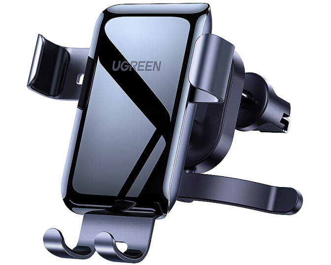 UGREEN Round Air Vent Gravity 30401 Phone Holder, Black