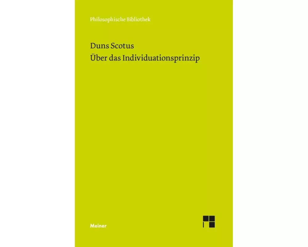 Über das Individuationsprinzip