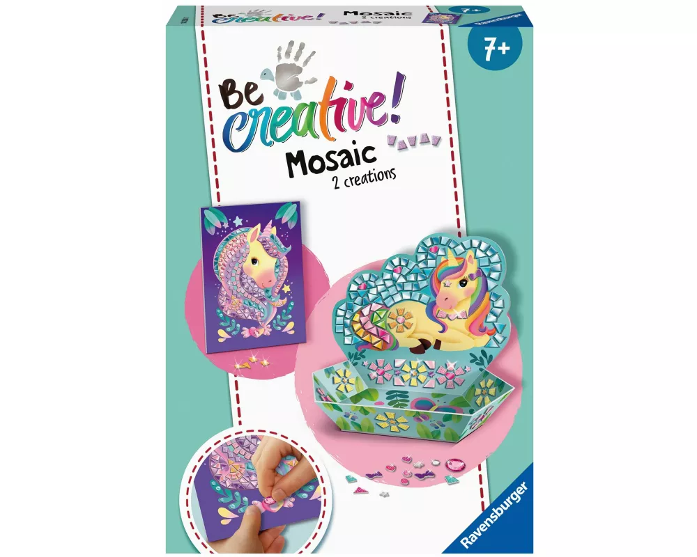 BeCreative Midi - Mosaik Einhorn