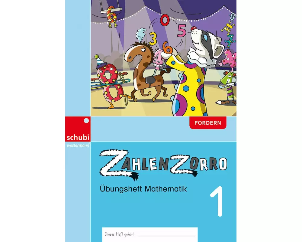 Zahlenzorro Übungsheft Mathematik
