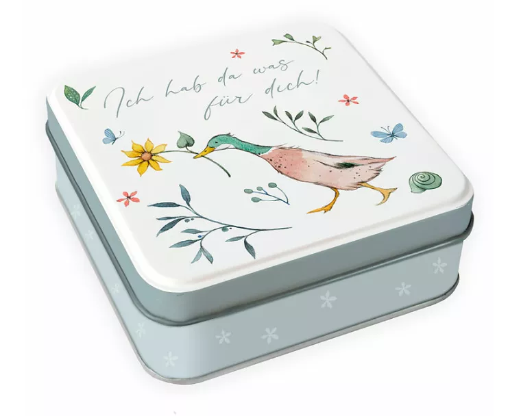 Geschenkdose. Laufenten