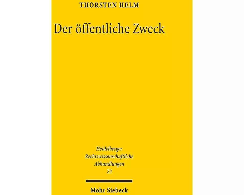 Der öffentliche Zweck