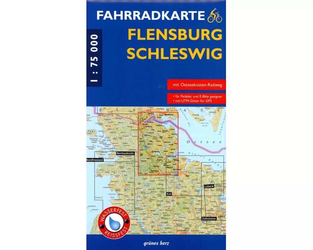 Fahrradkarte Flensburg, Schleswig