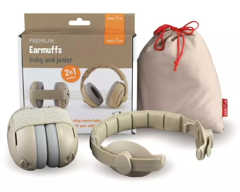 ZaZu Gehörschutz Baby and Junior Beige