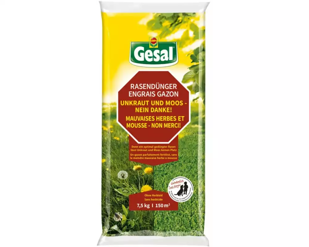 Gesal Rasendünger Unkraut und Moos Nein-danke 7.5 kg