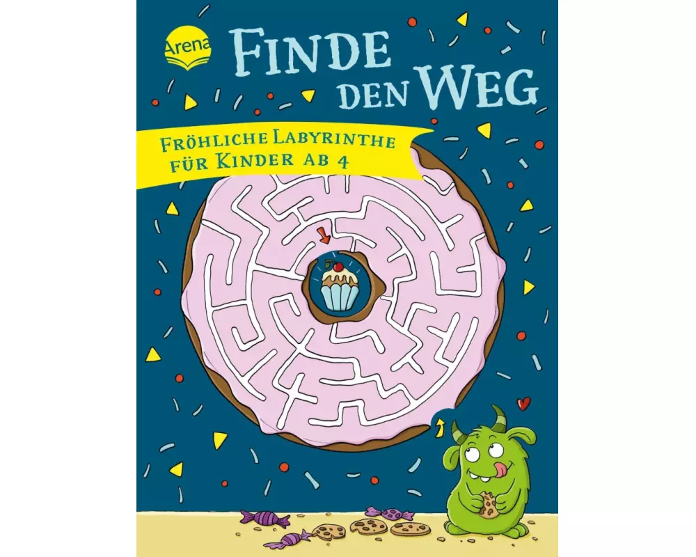 Finde den Weg. Fröhliche Labyrinthe für Kinder ab 4