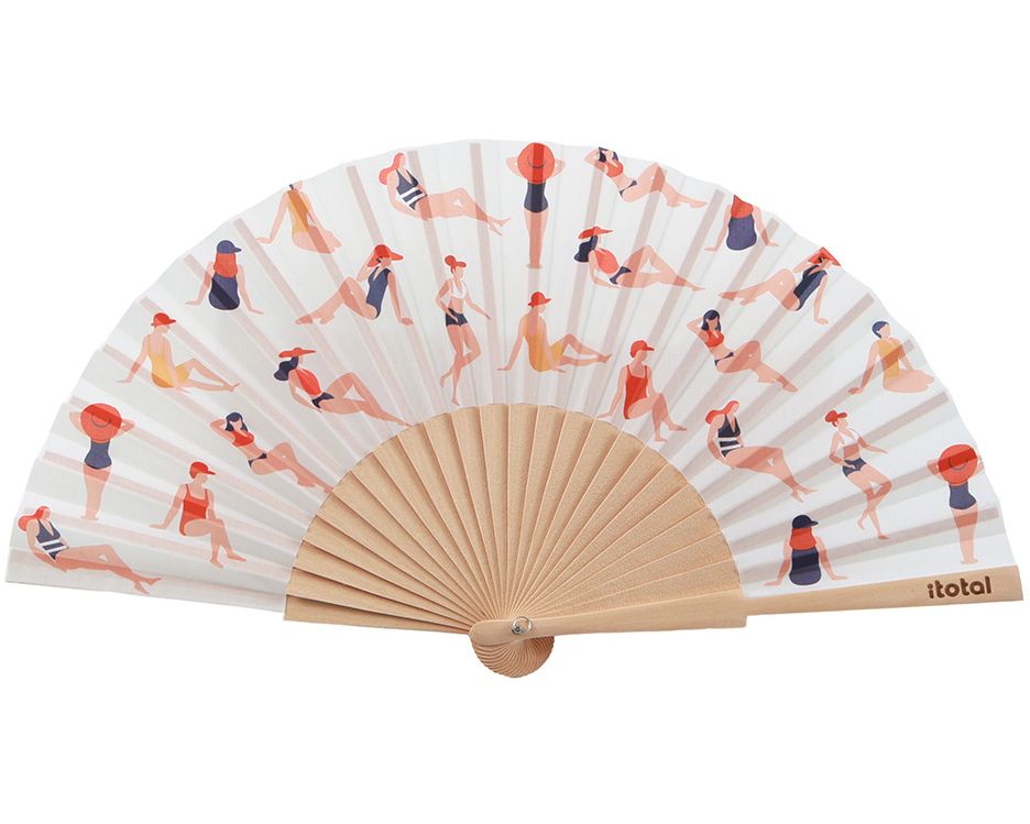 I-TOTAL Handfächer 23cm XL3164H Women