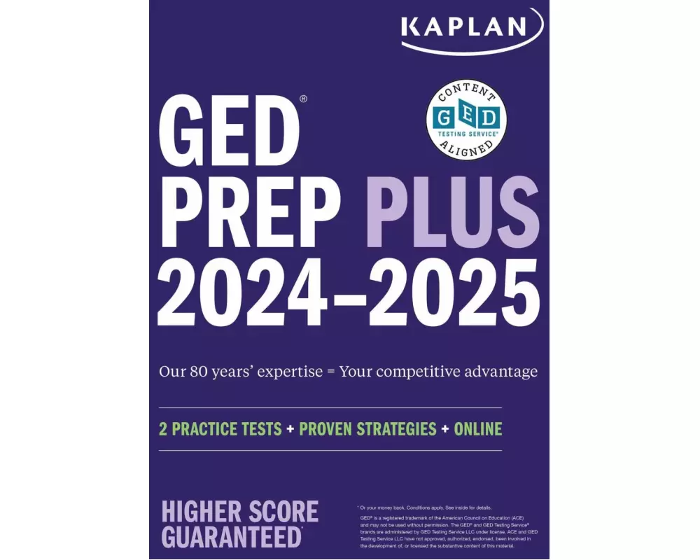 GED Test Prep Plus 2024-2025: Includes 2 Full Length Practice Tests, 1000+ Practice Questions, and 60+ Online Videos