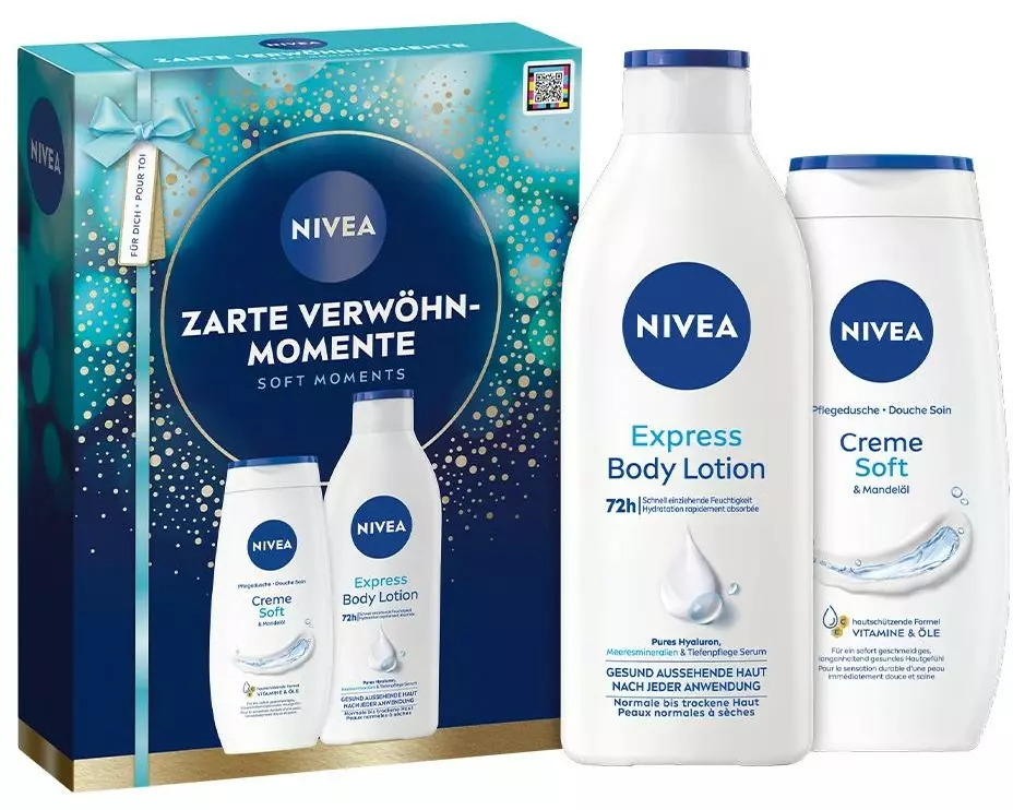 NIVEA Geschenkset Soft Moments 2-teilig