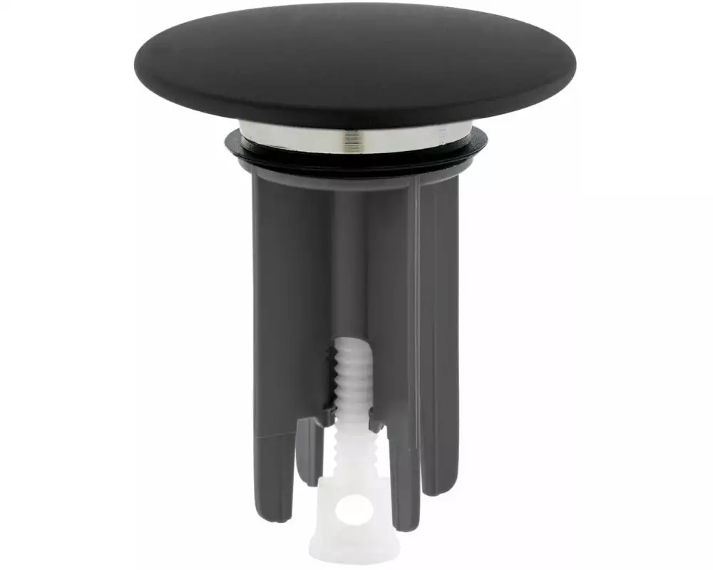 Mateu Waschbeckenstöpsel Snap Ø 63 mm, Schwarz