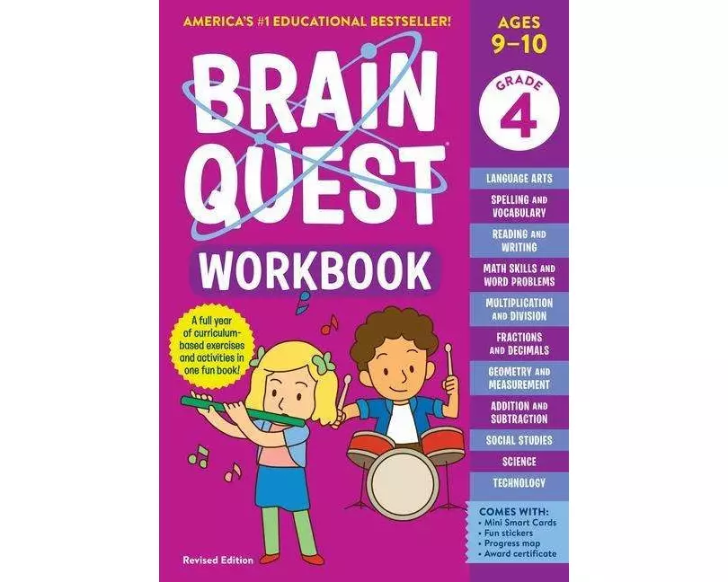 Brain Quest Workbook: 4th Grade (Revised Edition)