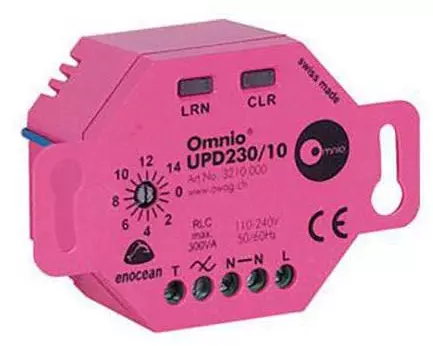 Omnio Funk-Dimmaktor EnOcean UPD230/10 1-fach universal