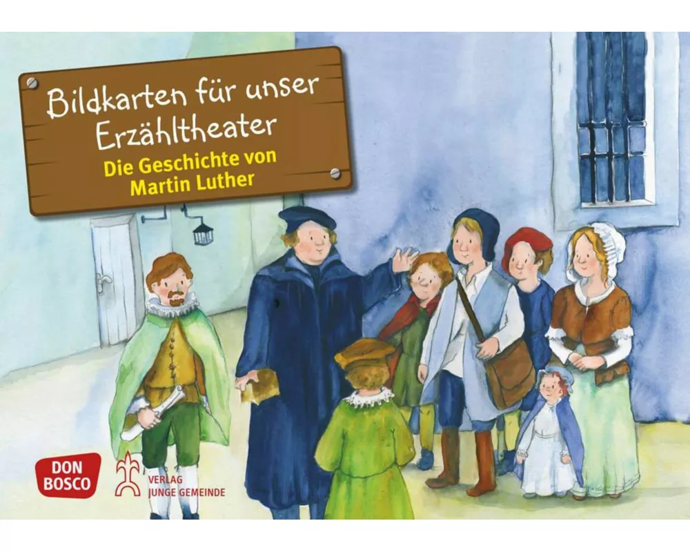 Die Geschichte von Martin Luther. Kamishibai Bildkartenset