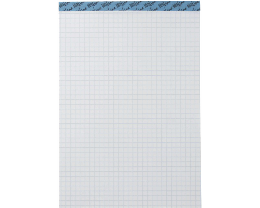 BÜROLINE Büroblock weiss A5 725277 kariert, 70g, 5mm 100 Blatt