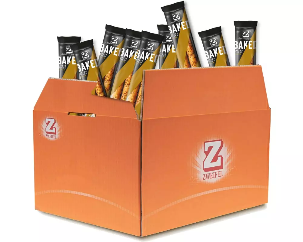 Zweifel Baked Butter Sticks Cumin 16 x 36 g