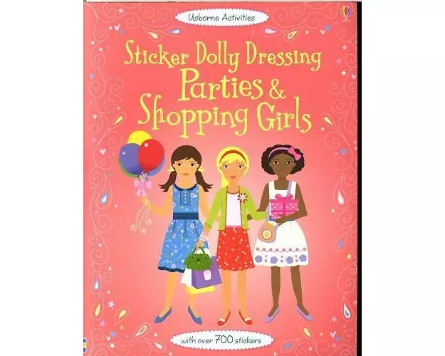 Sticker Dolly Dressing Parties & Shopping