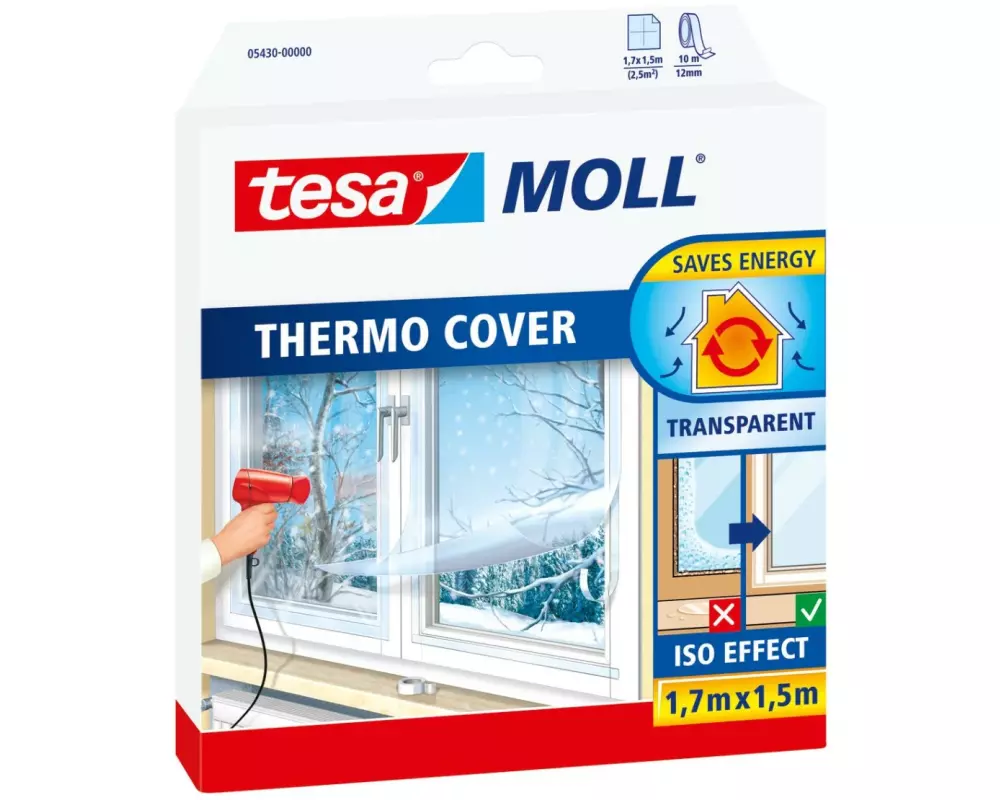 tesa Thermo Cover Fensterisolierfolie 1.7 x 1.5 m